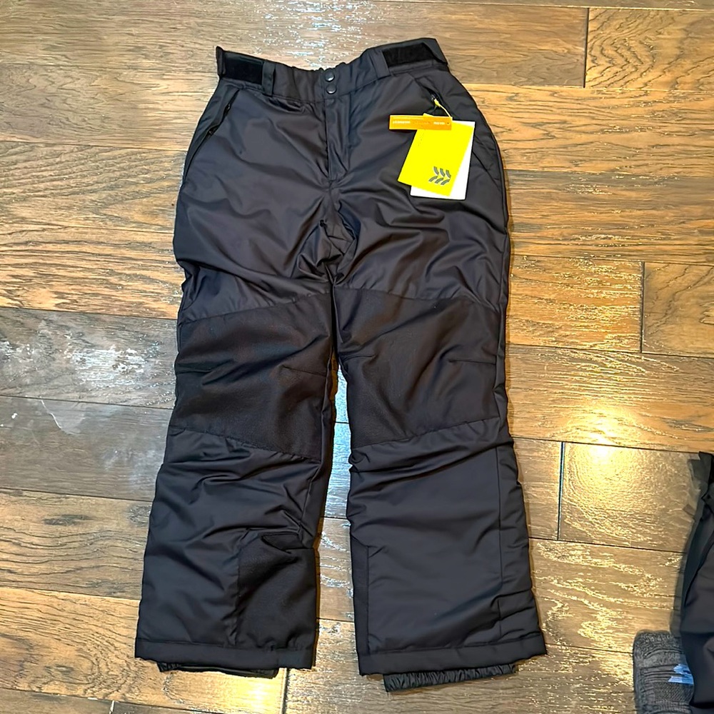 Kids snow pants in black